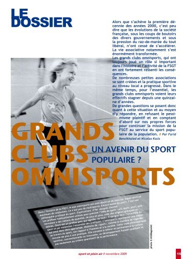 grands clubs omnisports - FSGT