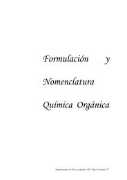 Apuntes de Formulación Orgánica.
