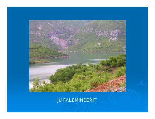 Water and Climate Change in Southeastern Europe Drini River ...