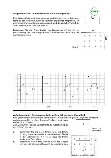 Elektromagnetische Induktion - Melanchthon-Gymnasium Nürnberg