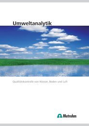 Broschüre: Umweltanalytik