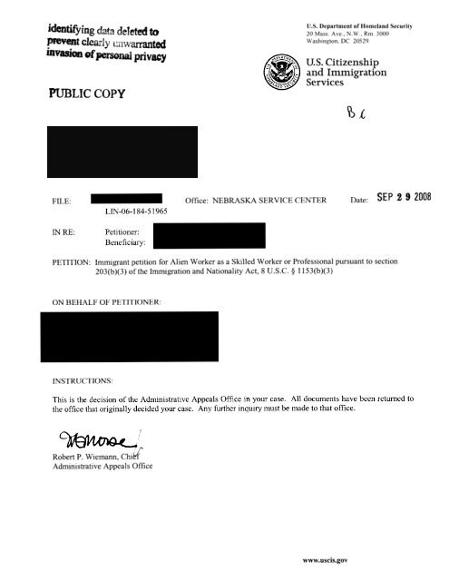 PUBLIC COPY - uscis