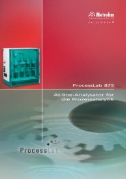 ProcessLab 875 At-line-Analysator für die Prozessanalytik