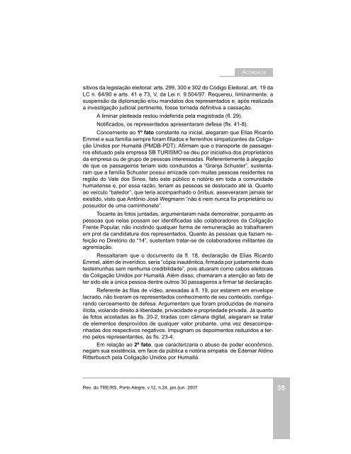 REVISTA N. 24.p65 - Tribunal Regional Eleitoral do Rio Grande do ...