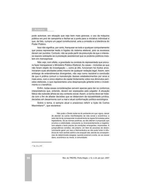 REVISTA N. 24.p65 - Tribunal Regional Eleitoral do Rio Grande do ...