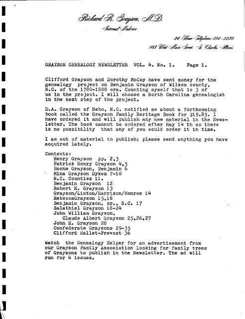 Newsletter 4 1980-81.pdf - The Grayson Family