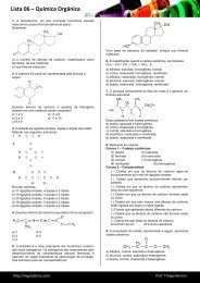 Lista 06 – Química Orgânica