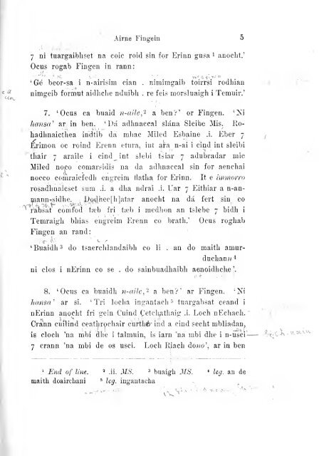 Anecdota from Irish manuscripts