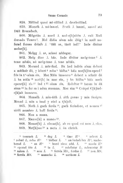 Anecdota from Irish manuscripts