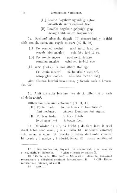 Irische Texte : mit ersetzungen und Wterbuch