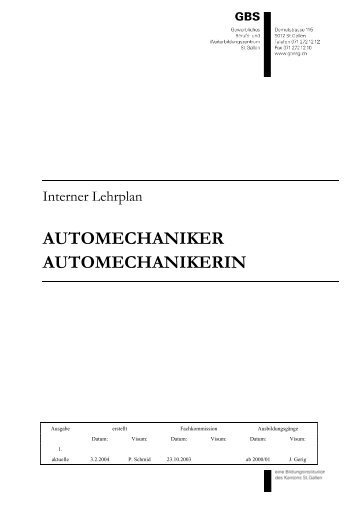 AUTOMECHANIKER AUTOMECHANIKERIN