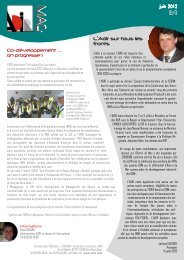 L'Adir sur tous les fronts - Association pour le Développement ...