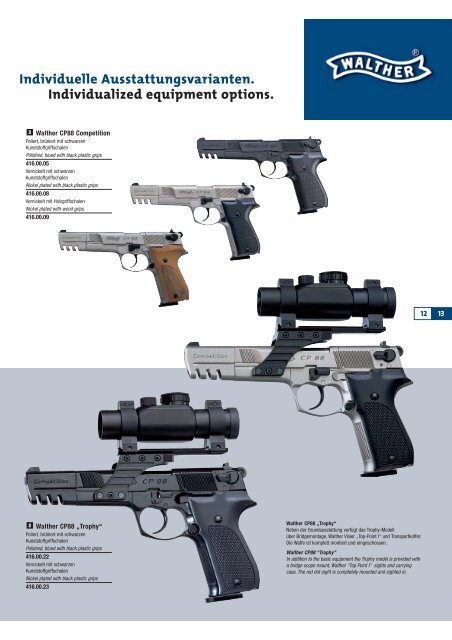 Modulares System mit 4"- und 6" - ACP-Waffen