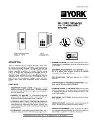 OIL-FIRED FURNACES 55-175 MBH OUTPUT 80 AFUE