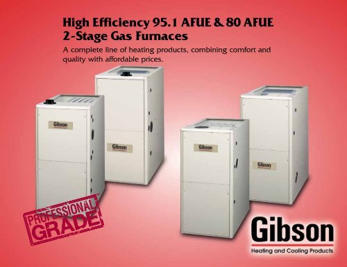 Variable-speed 90+% Efficiency Gas Furnace - Gas Furnaces