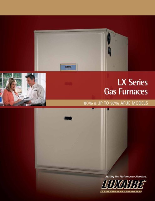 Download LX Series Gas Furnace Brochure PDF - Luxaire