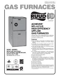 achiever 95% a.f.u.e. high efficiency upflow gas furnaces - AcDirect