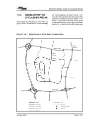 1999 Geometric Design Guide for Canadian Roads, various sections