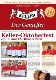 September 2008 2008_09_geniesser_keller.pdf - Metzgerei Keller
