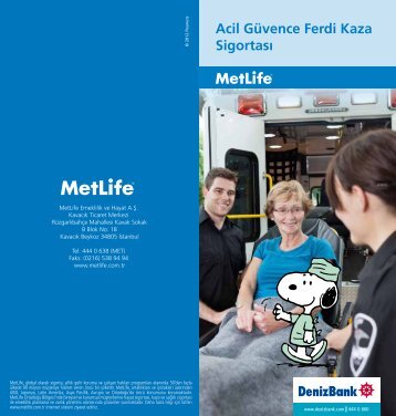 Acil Güvence Ferdi Kaza Sigortası - MET LİFE