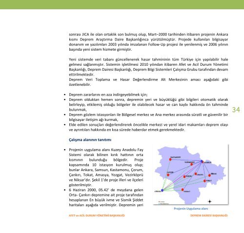 AFET ve ACİL DURUM YÖNETİMİ BAŞKANLIĞI DEPREM DAİRESİ ...