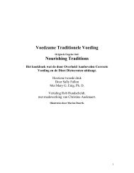 Voedzame Traditionele Voeding - Journey to Forever