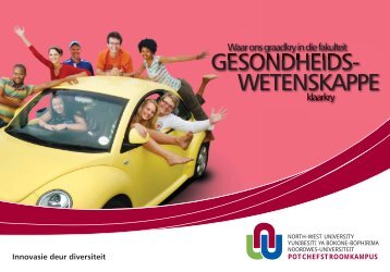 Gesondheids wetenskappe - Potchefstroom University