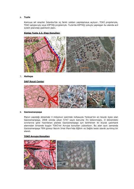 İstanbul'un Acil Eylem Planı İktidarın Rant Planlarının Kurbanı