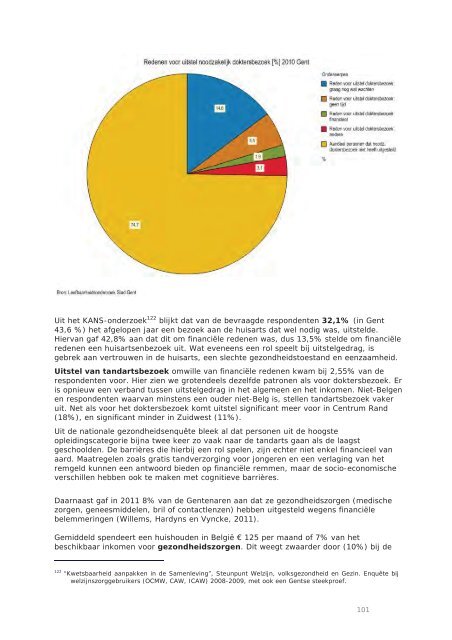 Omgevingsanalyse Gezondheid Gent 2012 - Gent Gezonde Stad