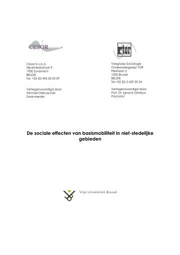 Eindrapport - Mobiel Vlaanderen