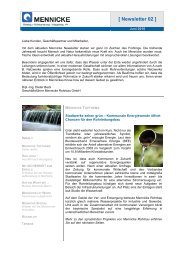 Newsletter 02 - Mennicke Rohrbau GmbH