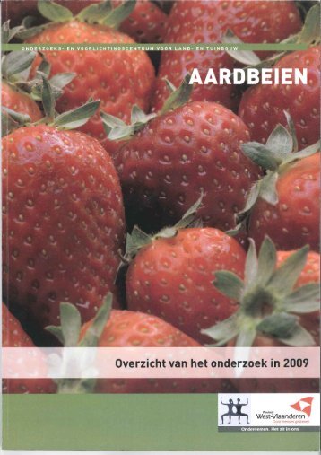 Jaarverslag Aardbeien 2009 - Inagro