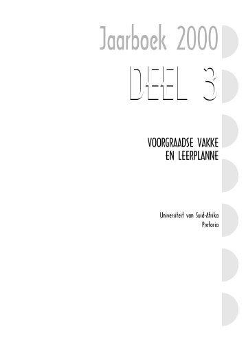 DEEL 3 - University of South Africa