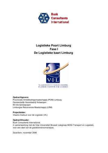 fase 1 - Logistieke kaart Limburg - Logistiek Platform Limburg