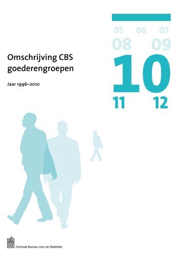 Omschrijving CBS goederengroepen Jaar 1996-2010