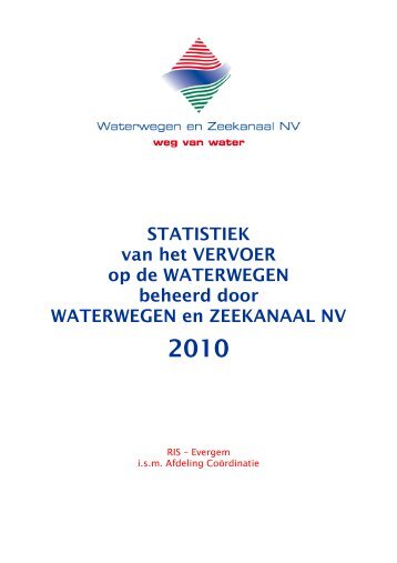 Statistiek van het vervoer op de waterweg - 2010 - Waterwegen en ...