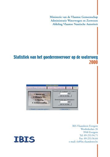 Statistiek van het vervoer op de waterweg - 2000 - Waterwegen en ...