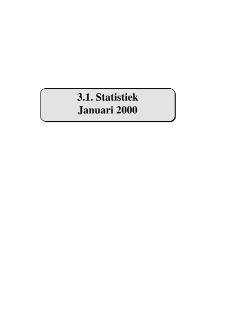 Statistiek van het vervoer op de waterweg - 2000 - Waterwegen en ...