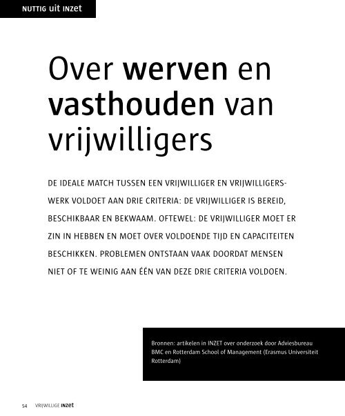 Juni 2012 - vrijwillige inzet voor en door jeugd en gezin