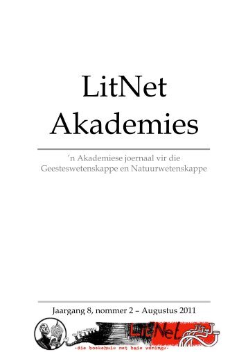 Jaargang 8, nommer 2 – Augustus 2011 - LitNet