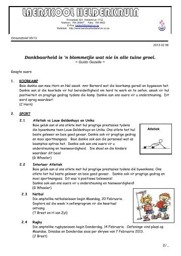 Kruinerklets 05 - Laerskool Helderkruin