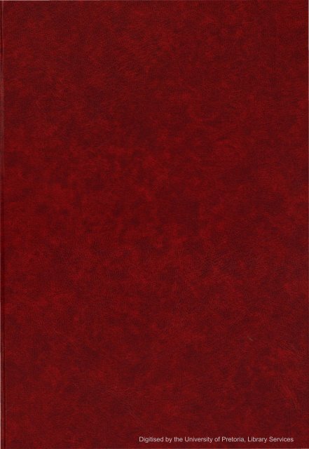 Digitised by the University of Pretoria, Library Services