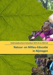 Onderwijsbrochure Natuur - MEC Nijmegen