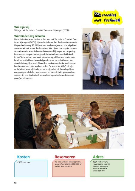 Onderwijsbrochure Natuur - MEC Nijmegen
