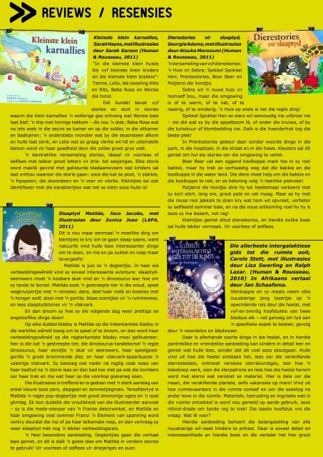Page 1 NEWSLETTER No. 63 MARCH 2011 email: info@ibbysa.org ...