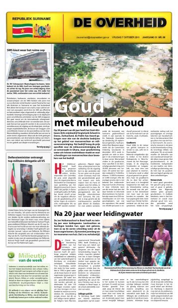 De Overheid Editie 9 - Gov.sr