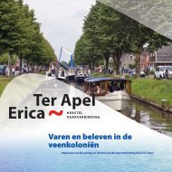 Varen en beleven in de veenkoloniën - Vaarverbinding Erica Ter Apel