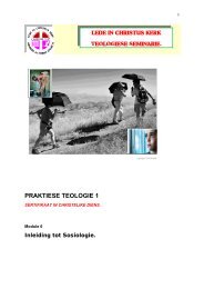 PRAKTIESE TEOLOGIE 1