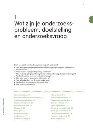 probleem, doelstelling en onderzoeksvraag - Basisboek Kwalitatief ...