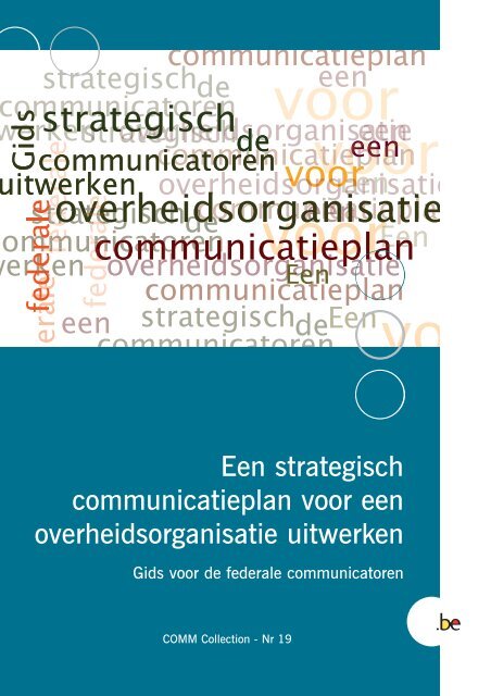 Een strategisch communicatieplan voor een ... - Fedweb